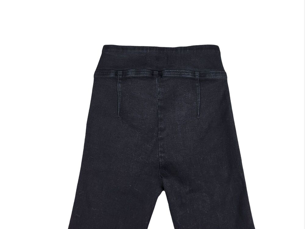 Frame Jet Set Crop Mini Boot Black Pull-on Stretchy Jeans size 0 NWT - Picture 5 of 8
